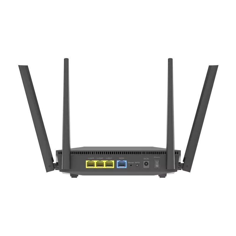 ASUS ROUTER/AX1800/1201Mbps+574Mbps/2.4GHz 2x2/5GHz 2x2/1xWAN/3xLAN/AiMesh/VPN/