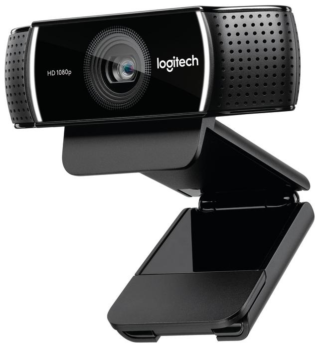 LOGI C922 960-001088 HD Pro Webcam USB Full HD 10MP Carl Zeiss Lens 20 step autofocus Microphone incl Tripod USB-A