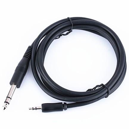 Microworld Stereo Cable - 3.5mm Male to 6.35mm Male - 2.0m Length