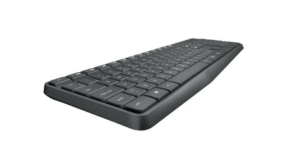 Logitech MK235 Wireless Keyboard and Mouse Combo – Full-Size, Durable, Long Battery Life, USB Plug-and-Play