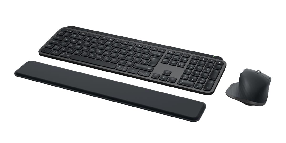920-011614- Logitech MX Keys S Perfomance Combo:  MX Master 3S; MX Keys S & MX Palm Rest- GRAPHITE