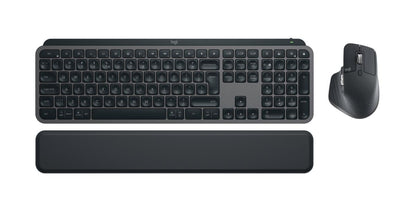 920-011614- Logitech MX Keys S Perfomance Combo:  MX Master 3S; MX Keys S & MX Palm Rest- GRAPHITE