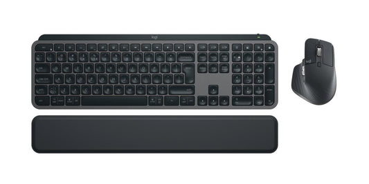 920-011614- Logitech MX Keys S Perfomance Combo:  MX Master 3S; MX Keys S & MX Palm Rest- GRAPHITE