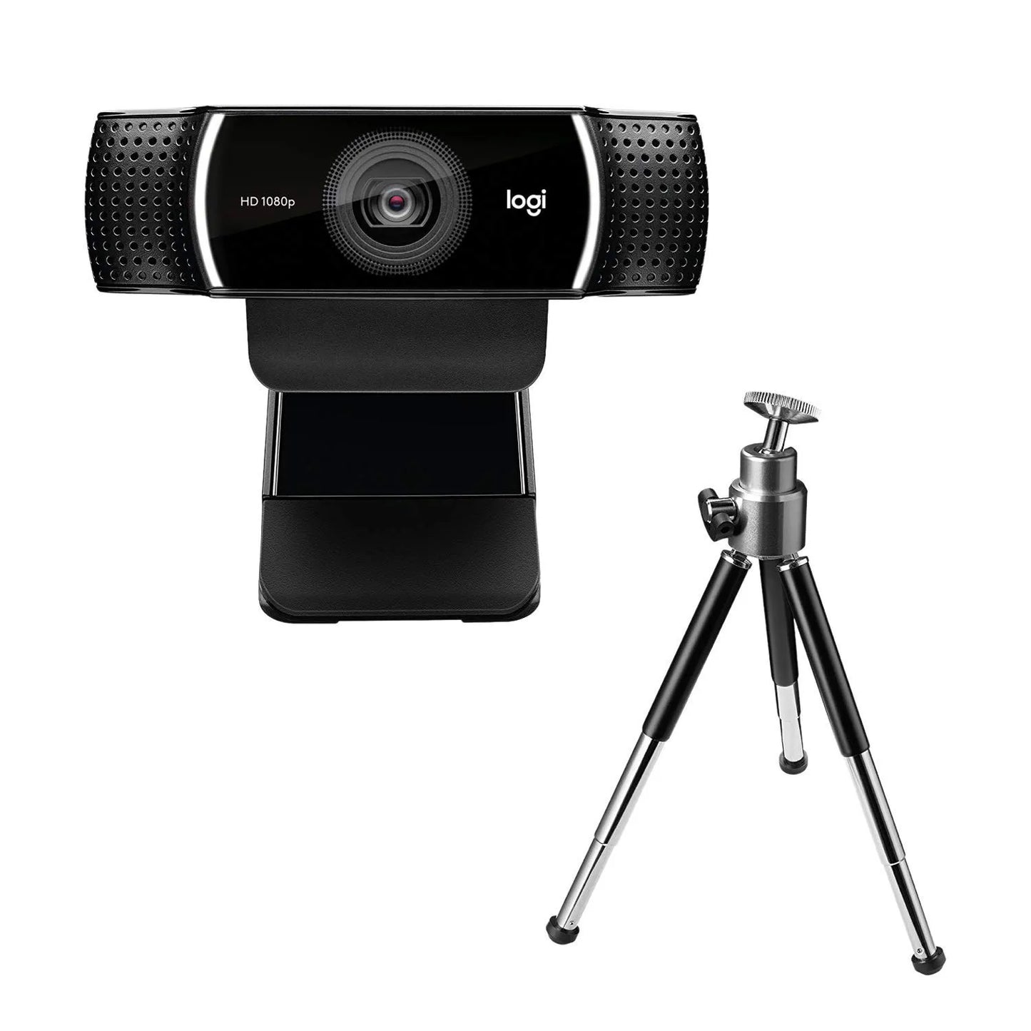 LOGI C922 960-001088 HD Pro Webcam USB Full HD 10MP Carl Zeiss Lens 20 step autofocus Microphone incl Tripod USB-A