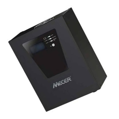 LCD display showing operational parameters.

