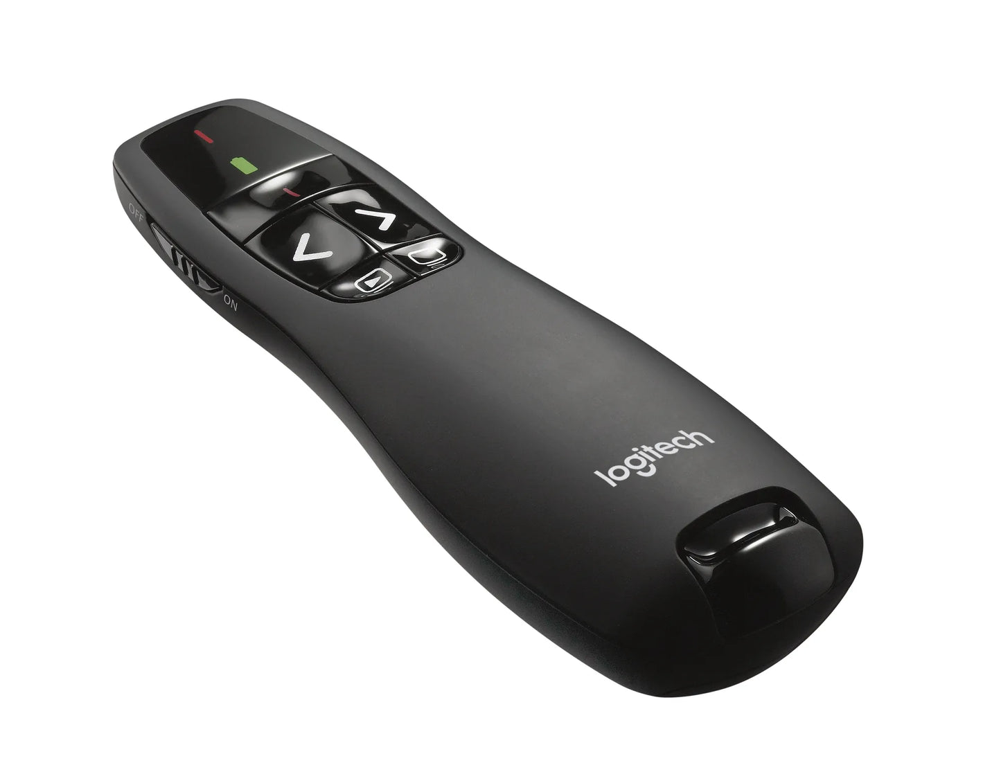 910-001356 - Logitech Wireless Presenter R400 Red Laser Pointer  Up to 15 metre (2 4GHz) range  storable wireless USB receiver