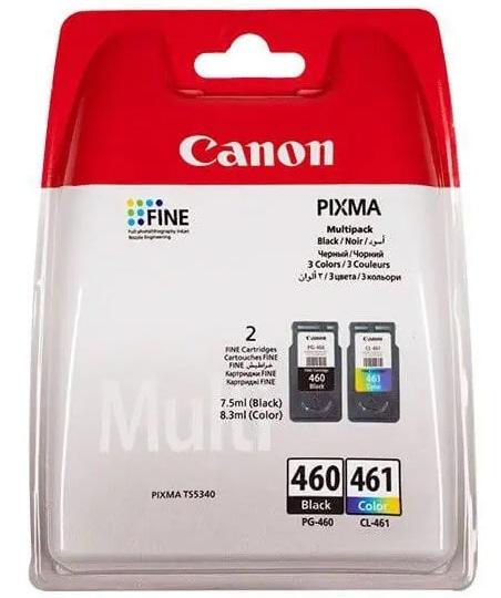 Canon PG460BK/CL461 multipack ink cartridge for TS5340, ensuring high-quality prints for home and office use.