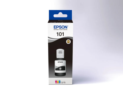 Epson 101 Ecotank Black ink bottle (127ml). 7500 pages @ 5% coverage.