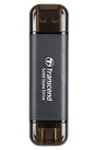 TRANSCEND 512 GB ESD310C USB3.2 TYPE A & C (USB 10Gbps) OTG COMPACT PORTABLE SSD  - Read 1050MB/s Write 950 MB/s - Black