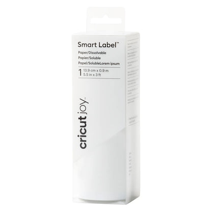 2010061 - Cricut Joy Smart Dissolvable Paper Labels White 13.3x91cm