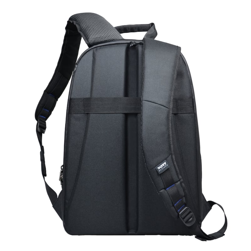 Port Designs Chicago EVO Anti-Theft 13-15.6" Backpack - Black with secure shoulder straps and durable travel-friendly design.
