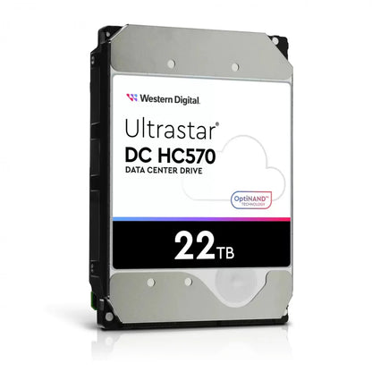 TechStore: Western Digital Ultrastar DC HC570 22TB HDD – 3.5" SATA 6Gb/s, 7200RPM, 512e, Enterprise-Class (0F48155)