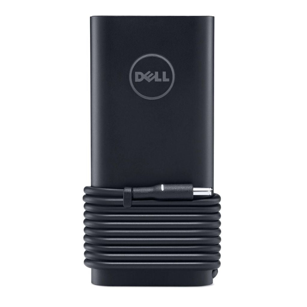 Dell 450-BCBH AC adapter showing 7.4mm barrel connector