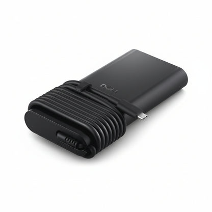 Dell 65W USB-C AC Adapter 450-BFFM front view with LED indicator