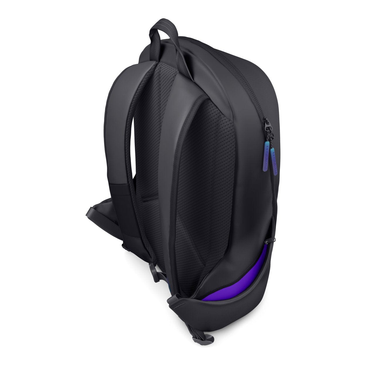 Alienware AW5625P gaming backpack side pocket detail