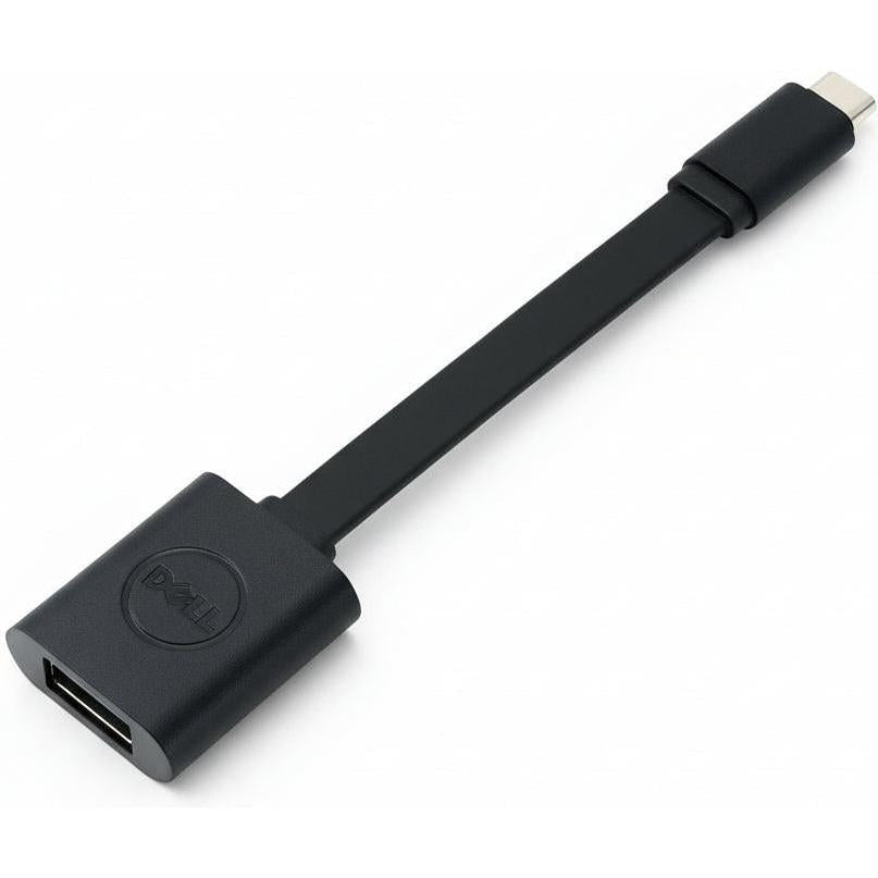 Dell USB-C to USB-A 3.0 adapter black front view