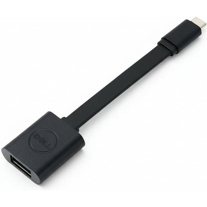 Dell USB-C to USB-A 3.0 adapter black front view