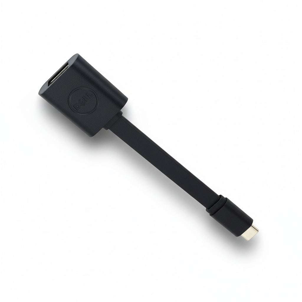 Dell 470-ABNE USB-C to USB-A adapter compact design