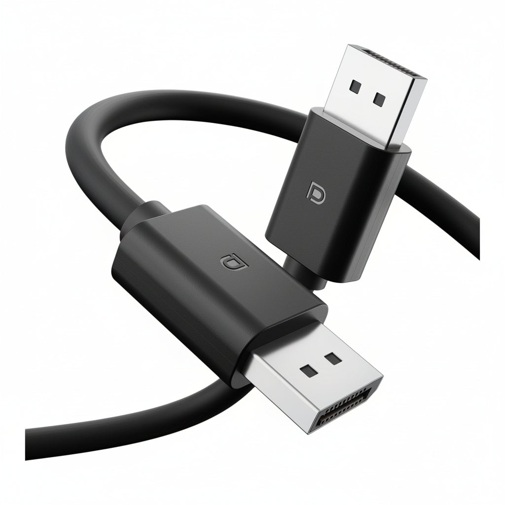 Dell CB325D 1.8m cable connected to monitor