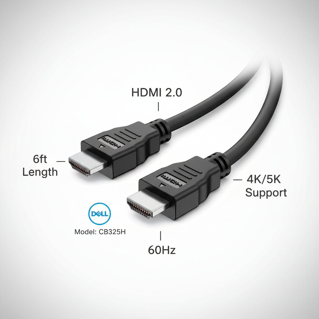 Dell HDMI cable for monitor and TV