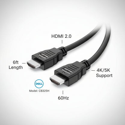 Dell HDMI cable for monitor and TV