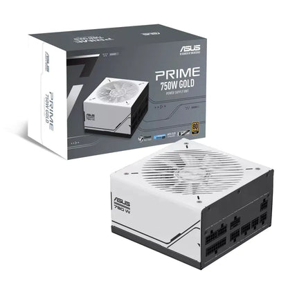 ASUS PSU/PRIME 750W/Fully modular/80 Plus Gold/ATX 3.0/Black/White Colour Flip; 8 year warranty