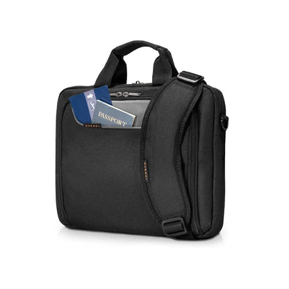 Everki Advance 16" Eco-Friendly Laptop Briefcase - Sustainable Recycled Material, Business travel ready design.