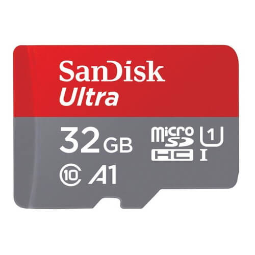SanDisk Ultra 32GB microSDHC Memory Card UHS-I C10 U1 A1 – 100MB/s TF Card for Android