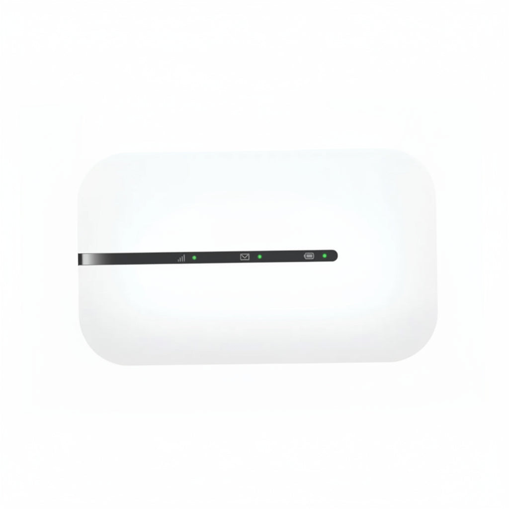 HUAWEI E5576-321 Mi-Fi router front view.

