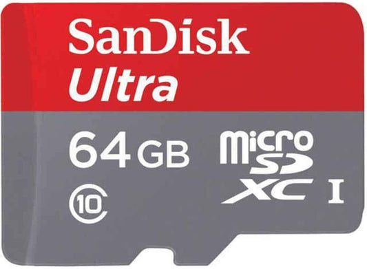 SanDisk Ultra 64GB microSDXC UHS-I Card – Class 10, A1, 100MB/s – SDSQUAB-064G-GN6MN | StoreName