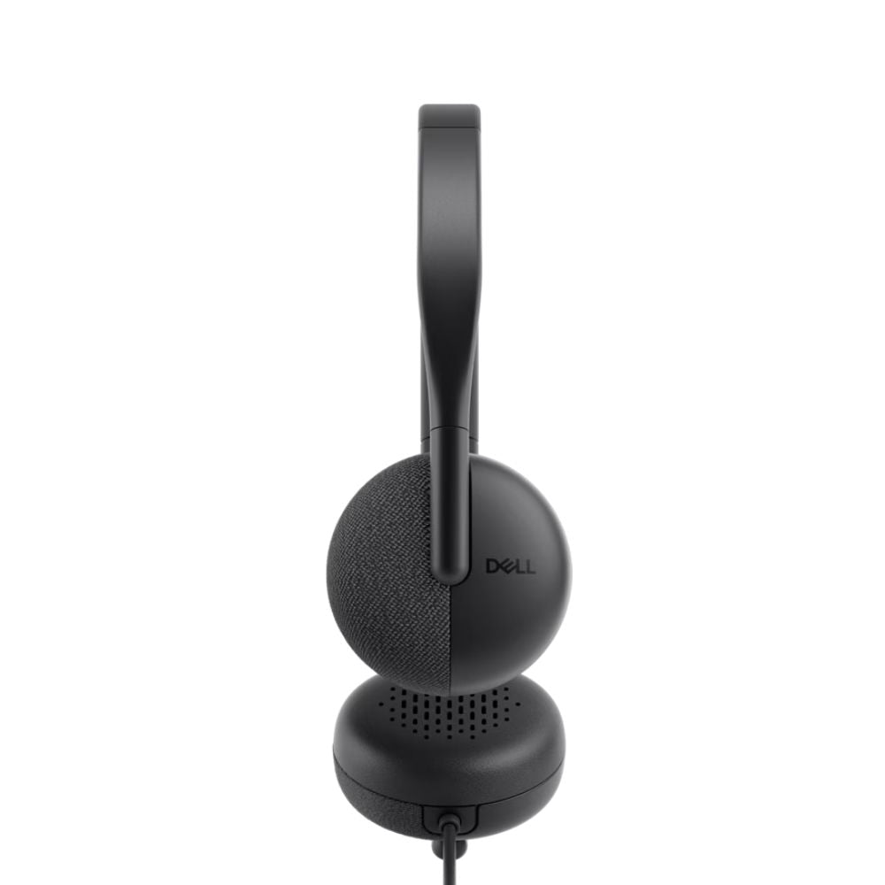 Dell WH3024 Wired On-Ear Headset with AI Noise Cancelling Mic USB-C 