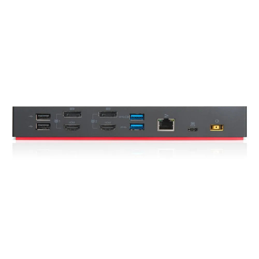 LENOVO ThinkPad Hybrid USB-C with USB-A Dock|Support for 2xMonitors|2xDP|2xHDMI|1xUSB-C|3xUSB 3.1|2xUSB 2.0|RJ45|AudioComboPort