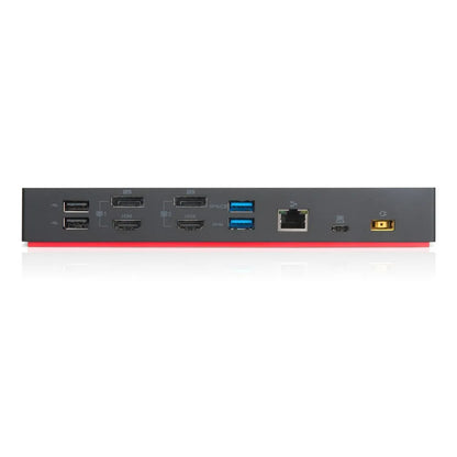 LENOVO ThinkPad Hybrid USB-C with USB-A Dock|Support for 2xMonitors|2xDP|2xHDMI|1xUSB-C|3xUSB 3.1|2xUSB 2.0|RJ45|AudioComboPort