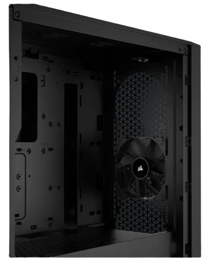 3000D AIRFLOW Black Mid-Tower PC Case; 2x 3.5'' |  2x 2.5'' Drive Bays; Up to 360mm Radiator compatible; 2x 120mm fan incl