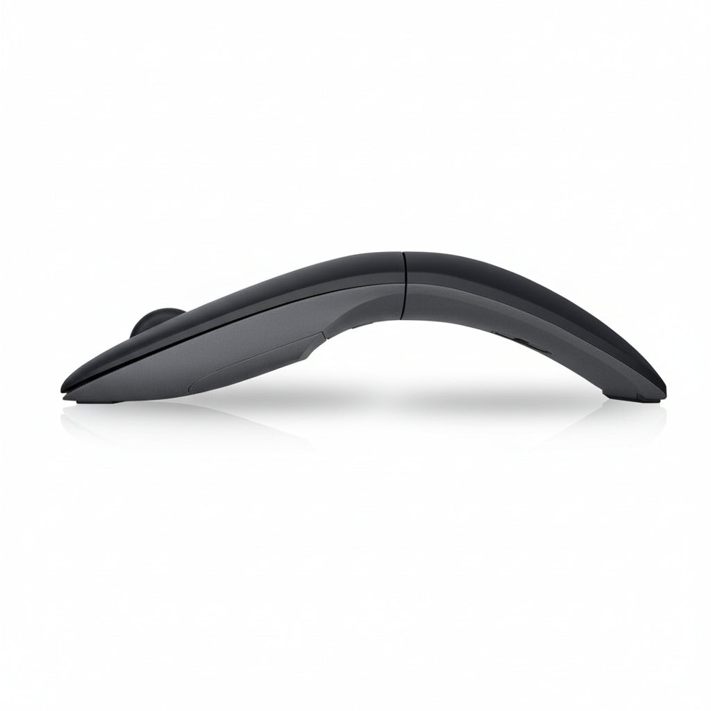 Dell MS700 Bluetooth mouse folded flat for travel