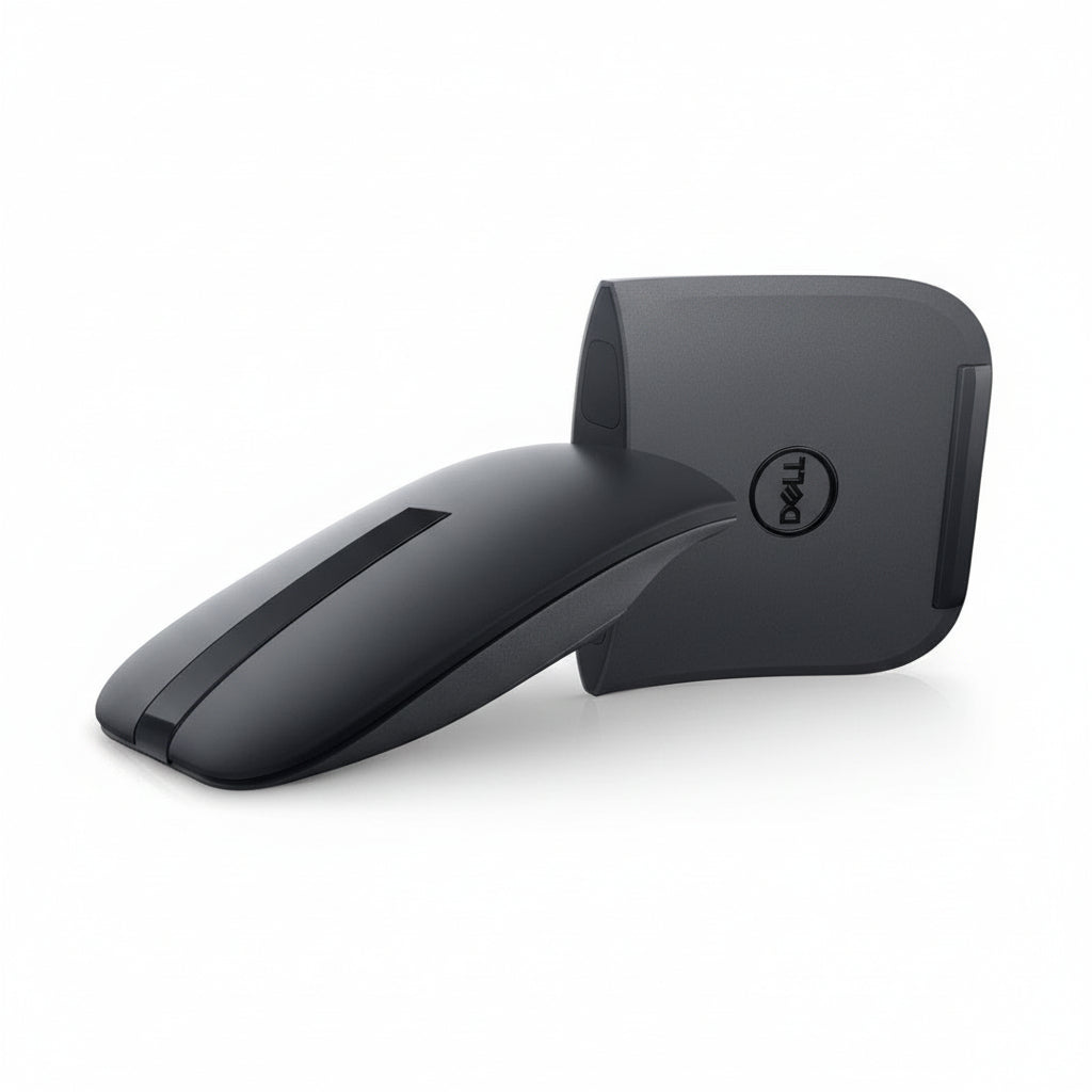 Dell MS700 optical mouse black top angle