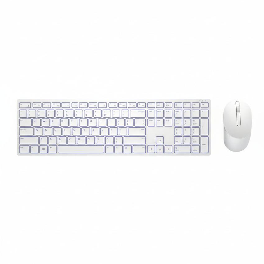 Dell Pro KM5221W keyboard and mouse combo front view.

