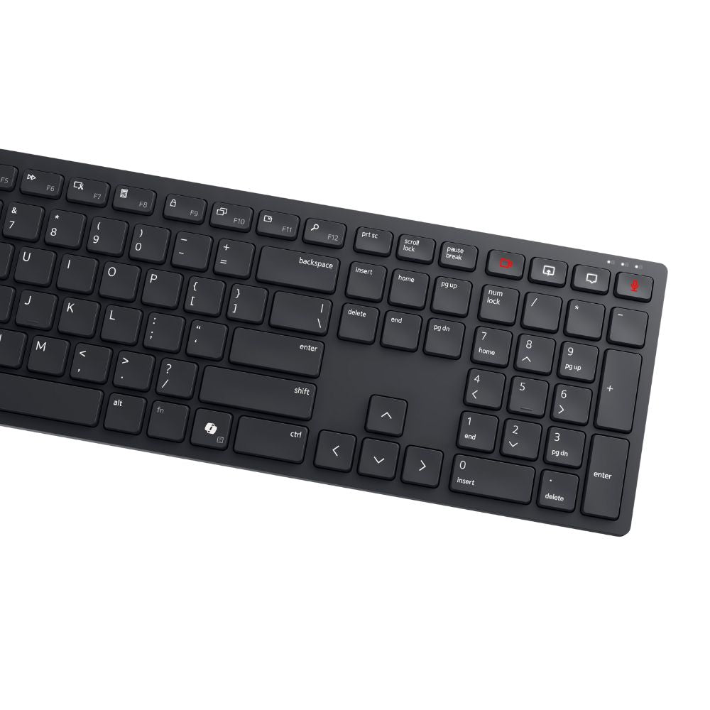 Dell KB525C Wired Collaboration Keyboard USB-C Illuminated Quiet Keys US QWERTY