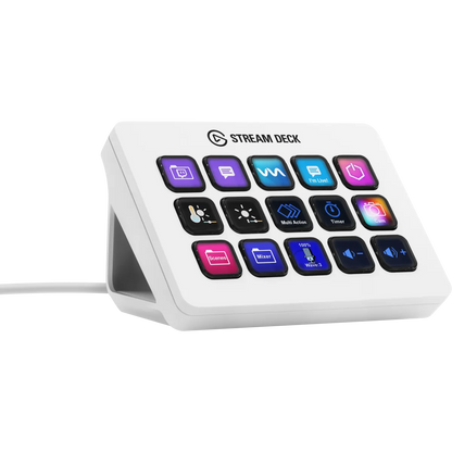 Elgato Stream Deck MK.2 - Tactile Control Interface; 15 Customizable LCD Keys - White