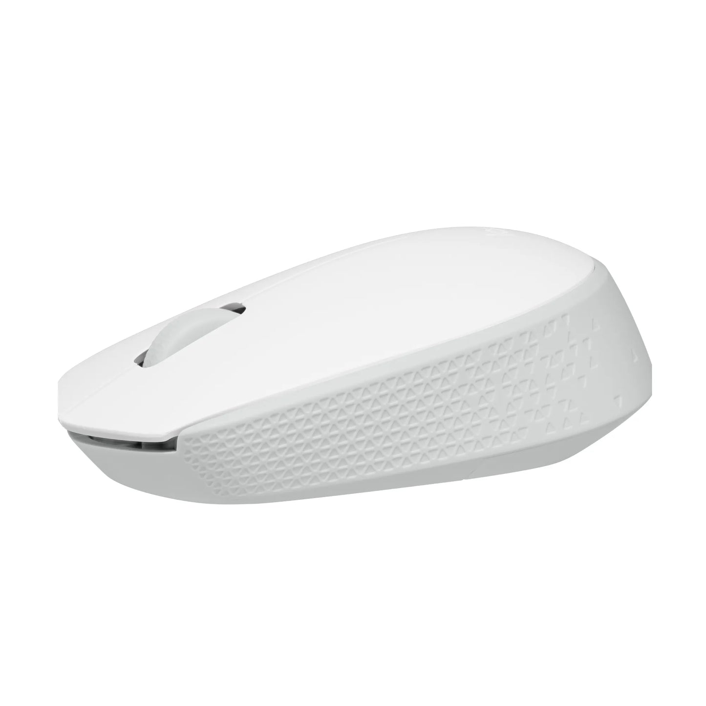 Logitech M171 off-white compact wireless mouse with textured side grip, 2.4GHz USB nano receiver EMEA version