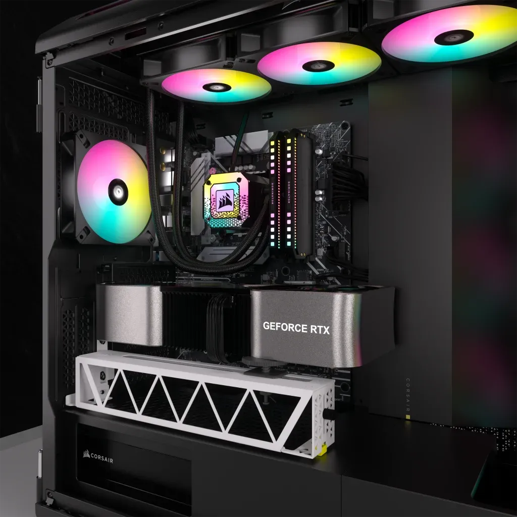 GPU Anti-Sag Bracket; White