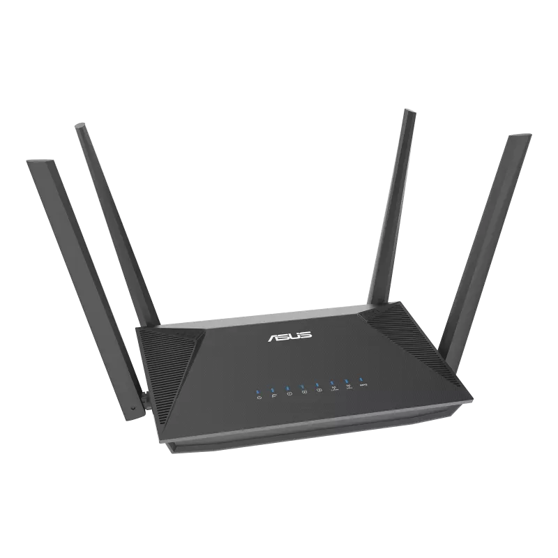 ASUS ROUTER/AX1800/1201Mbps+574Mbps/2.4GHz 2x2/5GHz 2x2/1xWAN/3xLAN/AiMesh/VPN/