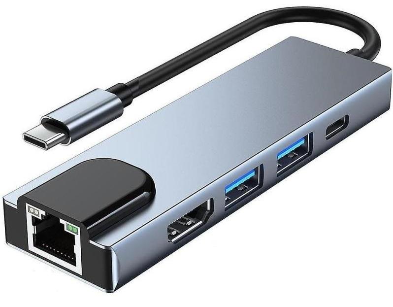 Output: 2 x USB3.0 A, 1 x HDTV, 1 x RJ45 (Gigabit),1 x Type C