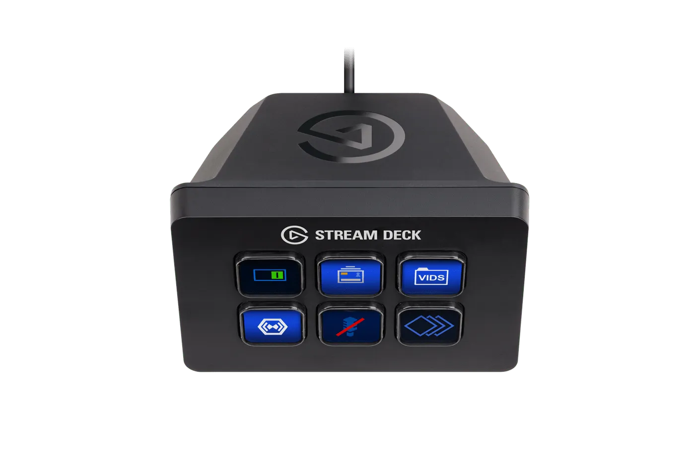 Elgato Stream Deck Mini- Live Content Creation Controller with 6 customizable LCD keys; adjustable stand; 10GAI9901