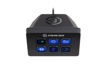 Elgato Stream Deck Mini- Live Content Creation Controller with 6 customizable LCD keys; adjustable stand; 10GAI9901