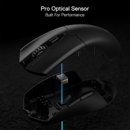 Redragon M995 Wired Gaming Mouse, 26000 DPI, 6 Programmable Buttons, RGB Backlit, Black — optimized by Redragon Store.