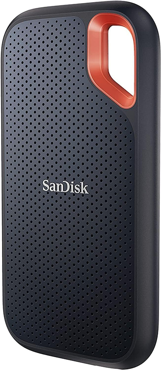 SanDisk 500GB Extreme Portable SSD – USB-C, 1050MB/s, rugged IP65, USB 3.2 Gen 2 – SDSSDE61-500G-G25