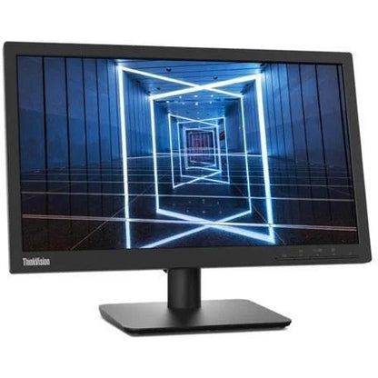 Computer monitor with a black frame on a white background