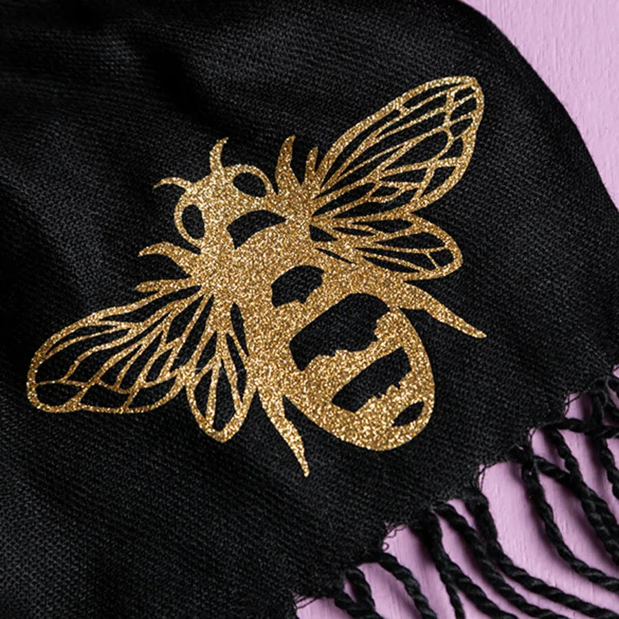 2009350 - Cricut Glitter Iron On Gold 30.5x152cm