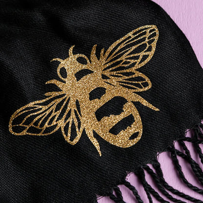 2009350 - Cricut Glitter Iron On Gold 30.5x152cm